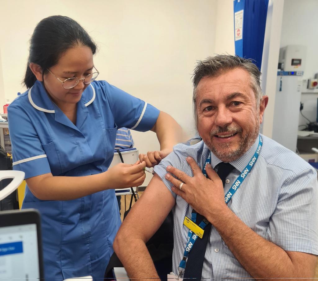 So, I have had both Flu and Covid injections today from our fabulous vaccine team here at the QE...Come on and get yourself protected <a href="/TeamQEH/">The QEH King's Lynn</a>