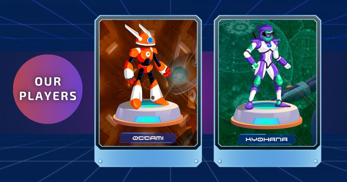 En #Obots tenemos una variedad de personajes para ti😍

🦸Héroes como #Kyohana, líder del clan Hanafuda.
🦹Campeones como #Occami, líder de los torneos.

Esto es sólo una pequeña parte de lo que tenemos para ti.
👉Descubre todos nuestros personajes en bit.ly/3LHia7j