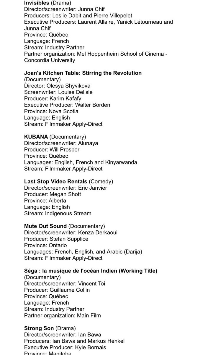 HertzBarry's tweet photo. Congratulations to the 18 filmmaking teams selected for @Telefilm_Canada’s 2023 micro-budget Talent to Watch program, including @SophyRomvari, @beccawillow, and @CrY_aka_Keisha https://t.co/xCqrgqD4Ec
