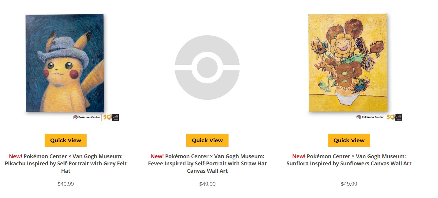 Pokemon Center x Van Gogh Museum: Eevee Inspired by Self-Portrait