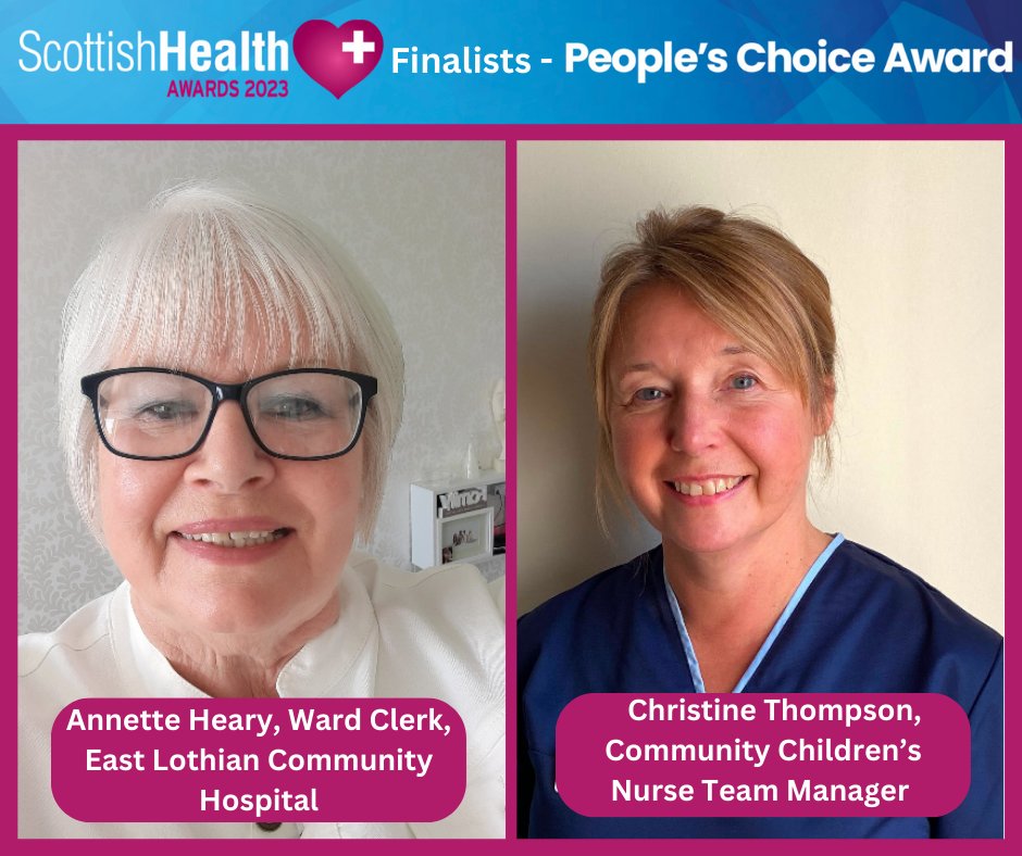 ⭐Voting is open for the People's Choice Award⭐ Annette Heary was born in the same year as the NHS & is still working for us. Christine Thompson has achieved many things, including helping to set up the Care24 service. Read their stories and vote now➡️ ow.ly/WAeY50PQAOW