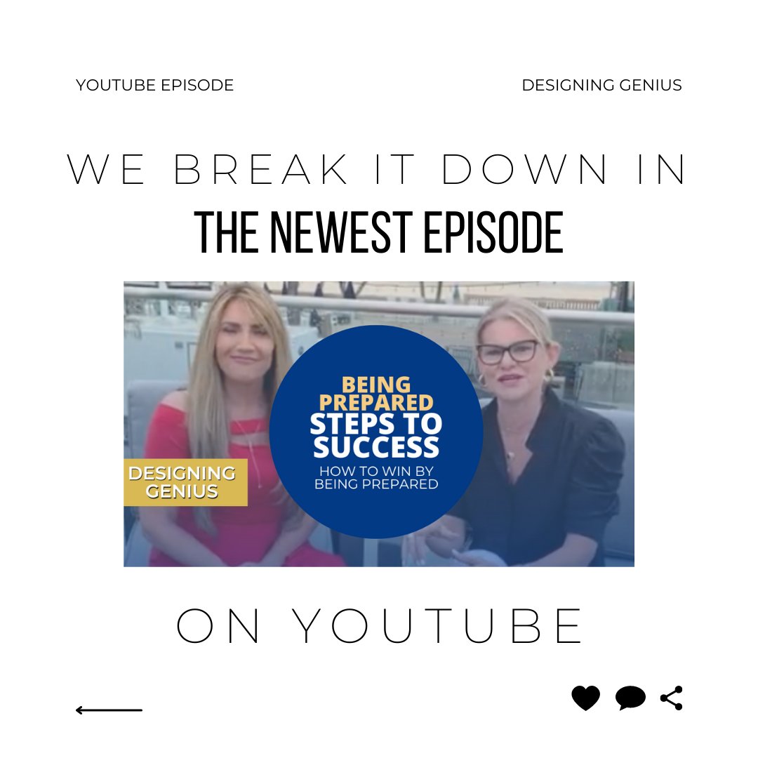 Want to know the secret to success? 

It's being prepared. I know... not what you were thinking. But let's talk it out. 

🎥 We are breaking it all down and more in our new video on YouTube. 

 #entrepreneurialwomen #manifesting #personaldevelopmentcoach #personalgrowthjourney