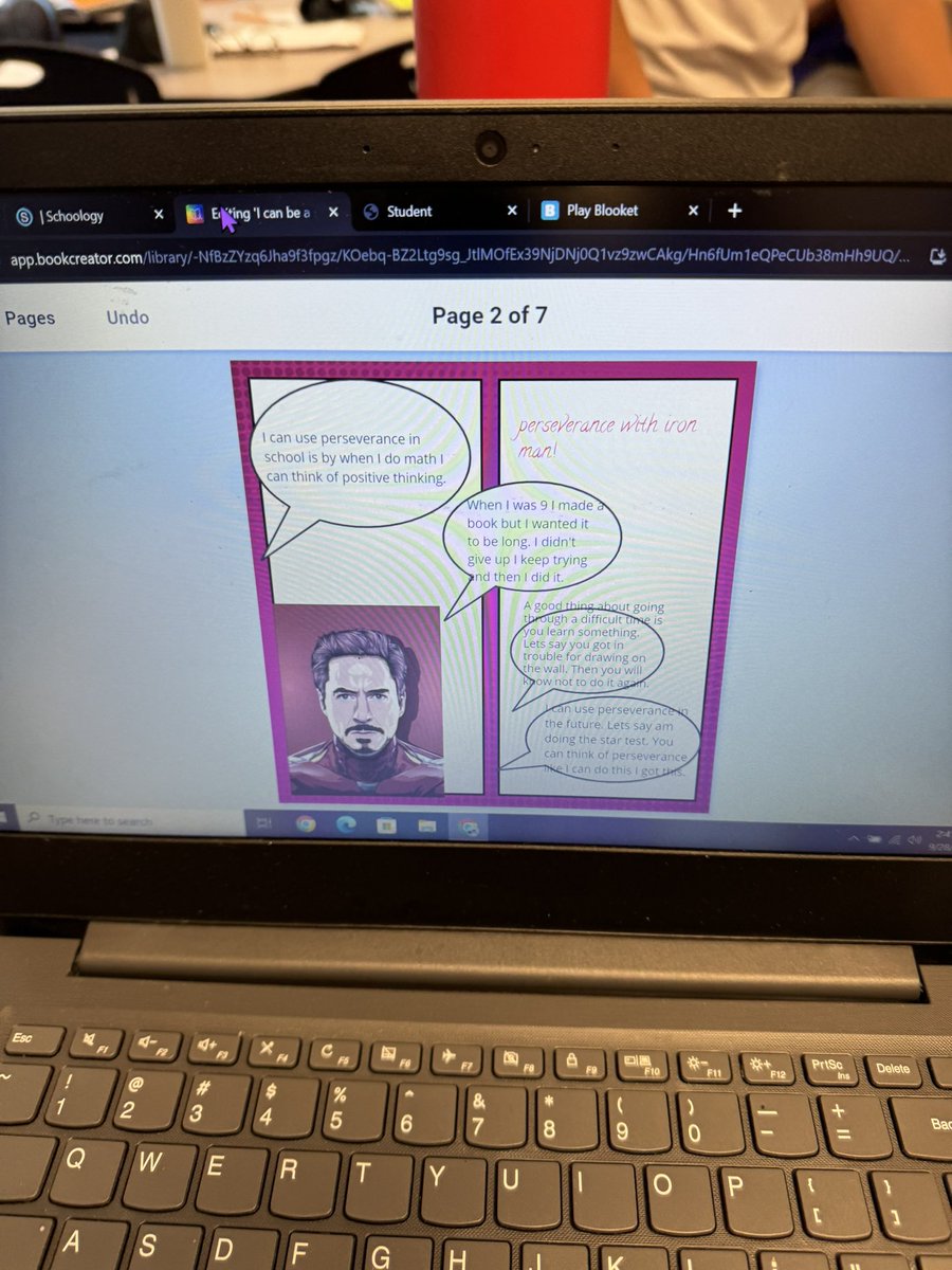 CGonzalez_MRES's tweet photo. Day 4 at the mission. Students finishing up their books, today we discussed respect and how to show consideration to others. @SAguirre_MRES @getyourteachon #ComicCon https://t.co/8HEmwE6bxA