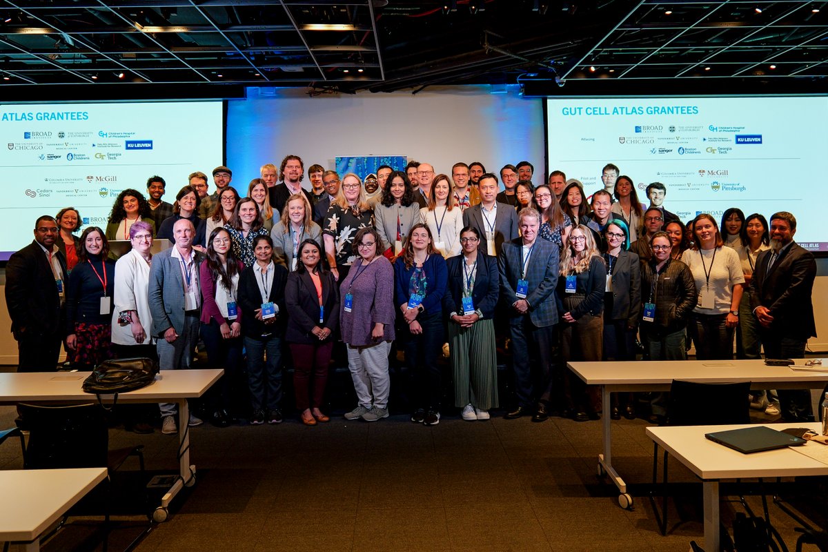 Today we kicked off our Annual Convening of the #GutCellAtlas Crohn’s Disease Consortium. These scientific leaders are collaborating to map the gut using single-cell technologies, with the aim of improving our understanding of #CrohnsDisease.

Learn more about this extraordinary