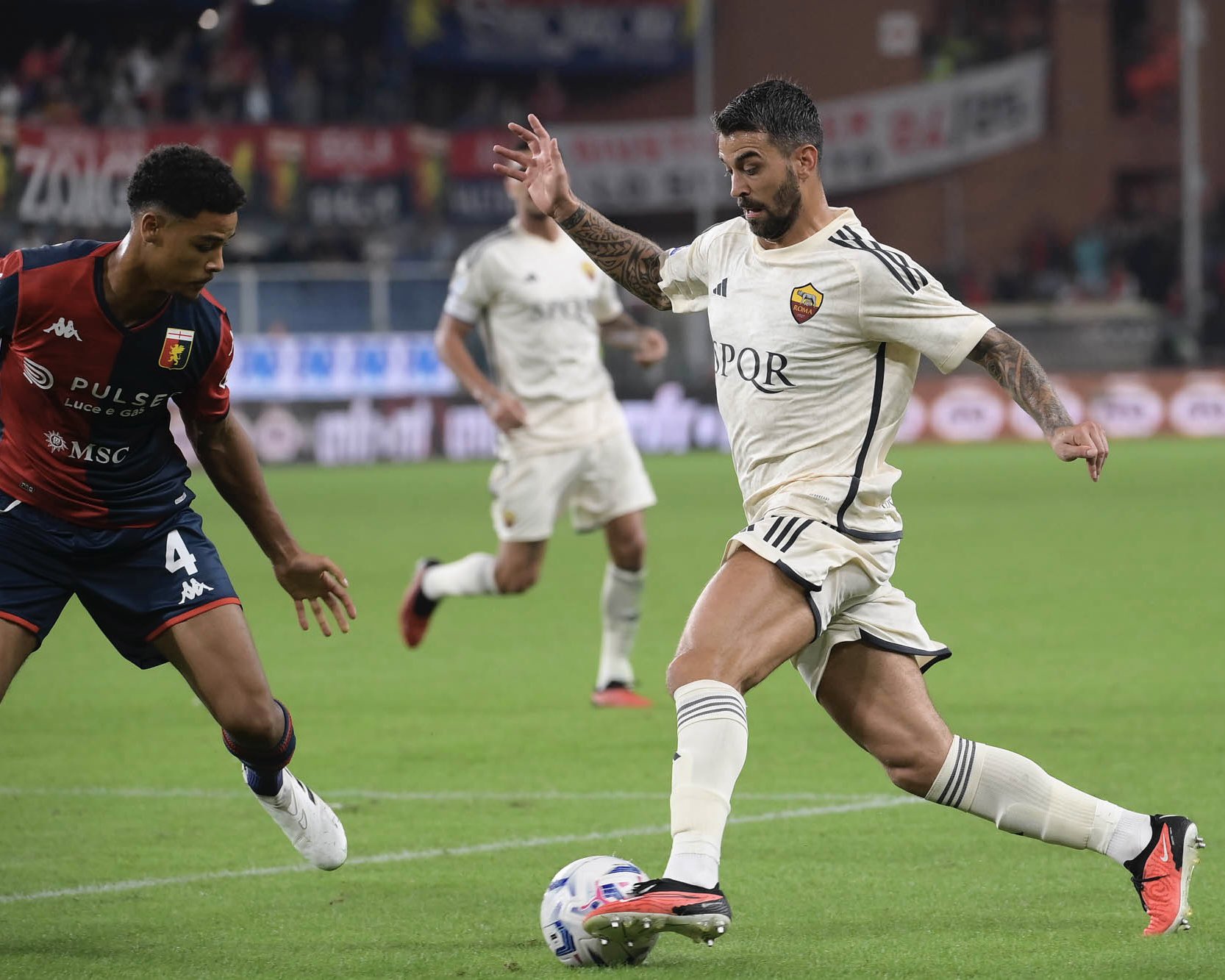 Soccer: Serie A; AS Roma-Genoa CFC – Forza27