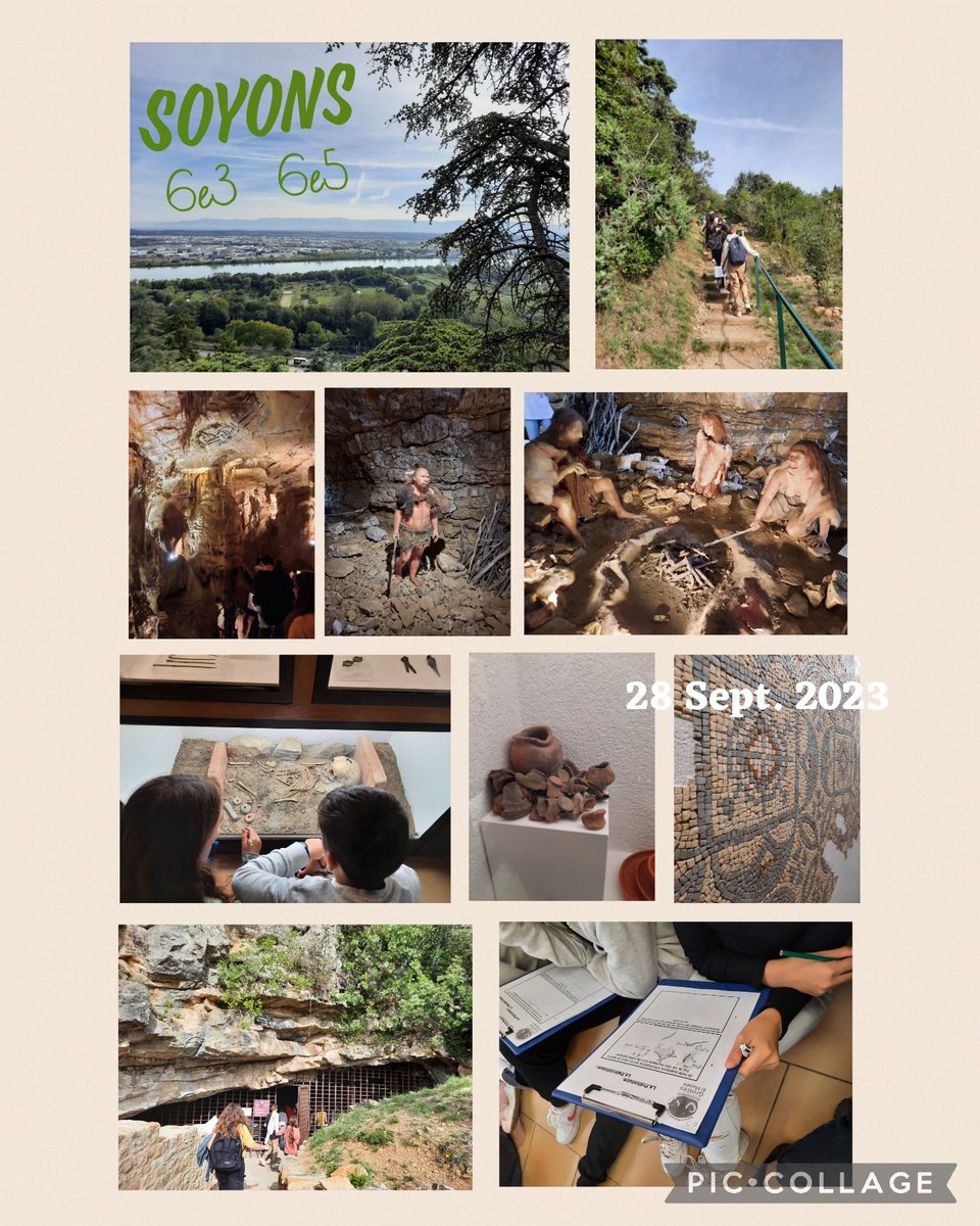 carine_combe's tweet photo. Maintenant que mes 6e ont leur passeport, première destination de notre voyage dans le temps : le musée et les grottes de #Soyons !
Observer, se poser des questions, faire des hypothèses ...
#simulationglobale
#Motivation
#classedehors https://t.co/ic8QHw1Twd