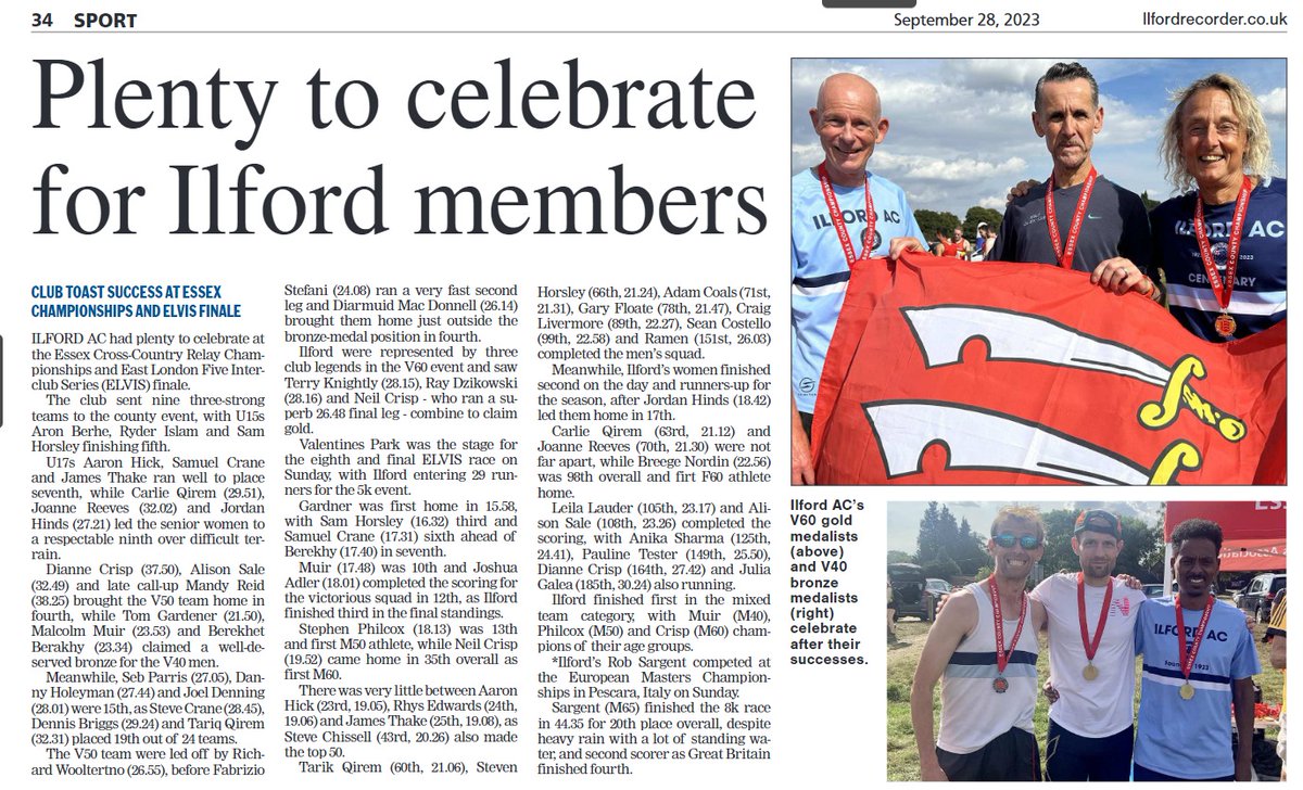 This weeks Ilford Recorder