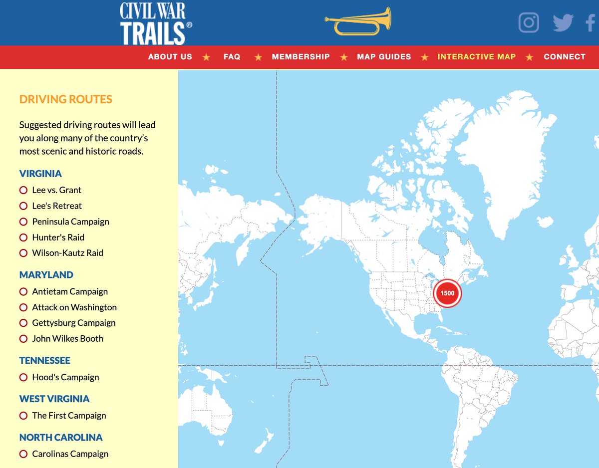 Wha? 😮
Did we just hit 1,500 sites?!
Thank you 🙏

civilwartrails.org/map.html