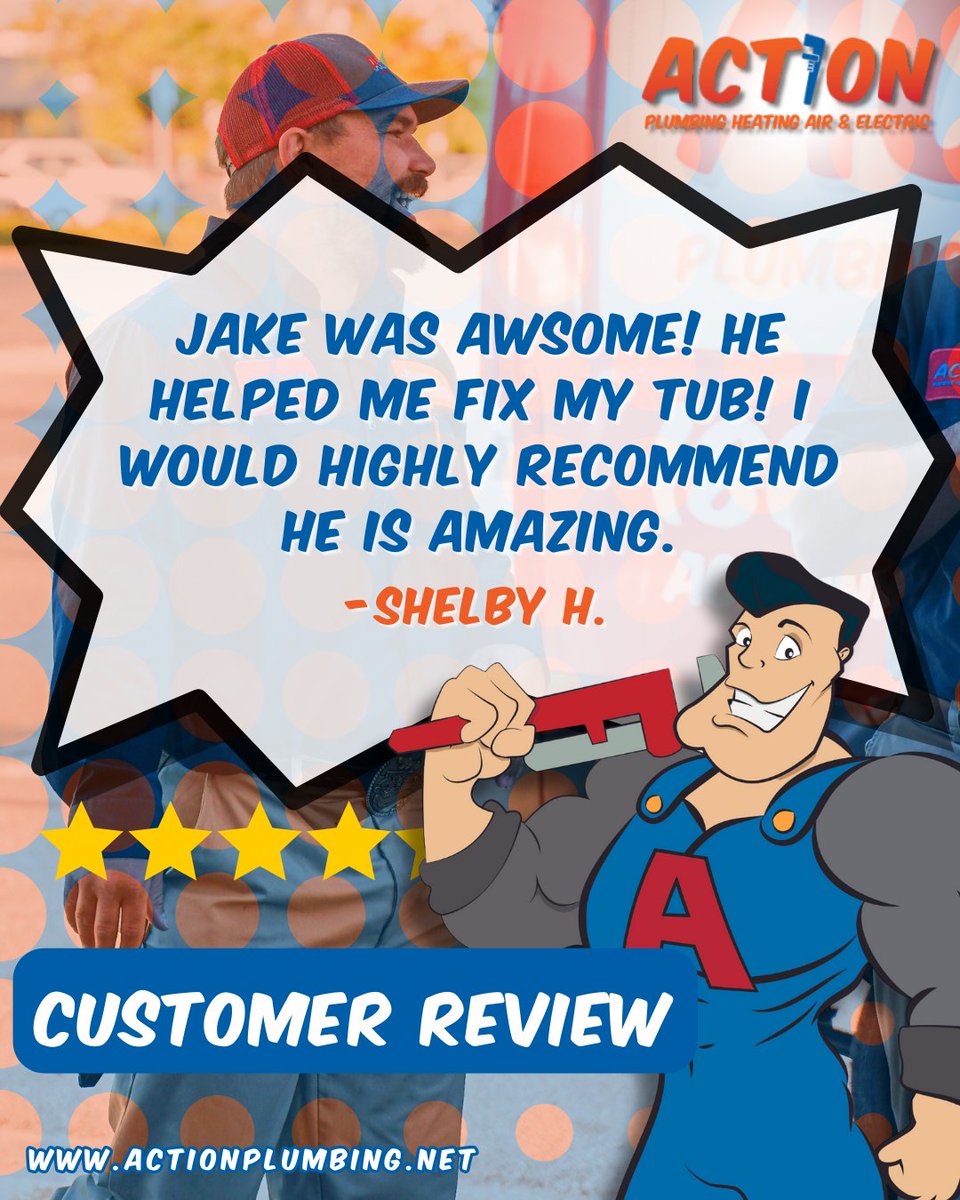 actionplumbing's tweet photo. 🌟 Client reviews speak louder than words! 

Connect with us at (385) 484-8846 and discover why homeowners trust us for their plumbing needs. Join the satisfied customer circle today! 🌟🔧 

#ClientReviews #TrustTheExperts #CallNow https://t.co/3Kvzk18POt