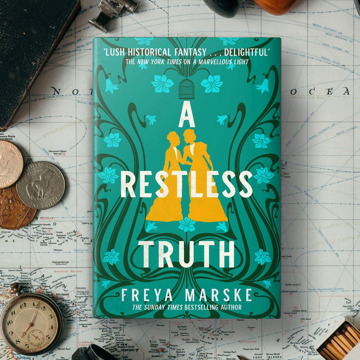 panmacmillan's tweet photo. @peterjamesuk @MarcusRashford @AdrianEdmondson @officialnhaynes @RobBiddulph @jayblades_ Embark on a historical romp full of magic, mystery, and adventure with A Restless Truth by Freya Marske. Now available! #ARestlessTruth #FreyaMarske    https://t.co/44B0uWVaow https://t.co/D32o8eIyfe
