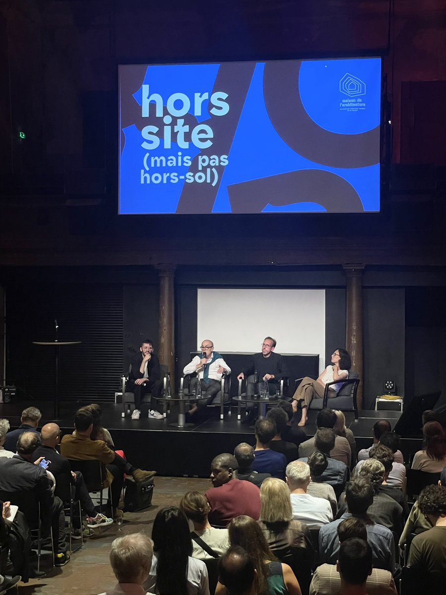 MA_IDF's tweet photo. [🔴En direct à la @MA_IDF ]
📢#Conférence inaugurale de l’#exposition Hors-site mais pas Hors-sol

🗣@LeaMosconiBony @PaulotPierre 
#franckboutté #AxelleAcchiardo #AntoinePicon

🎤animé par @HugoChristy https://t.co/SnLhrVOZ7G