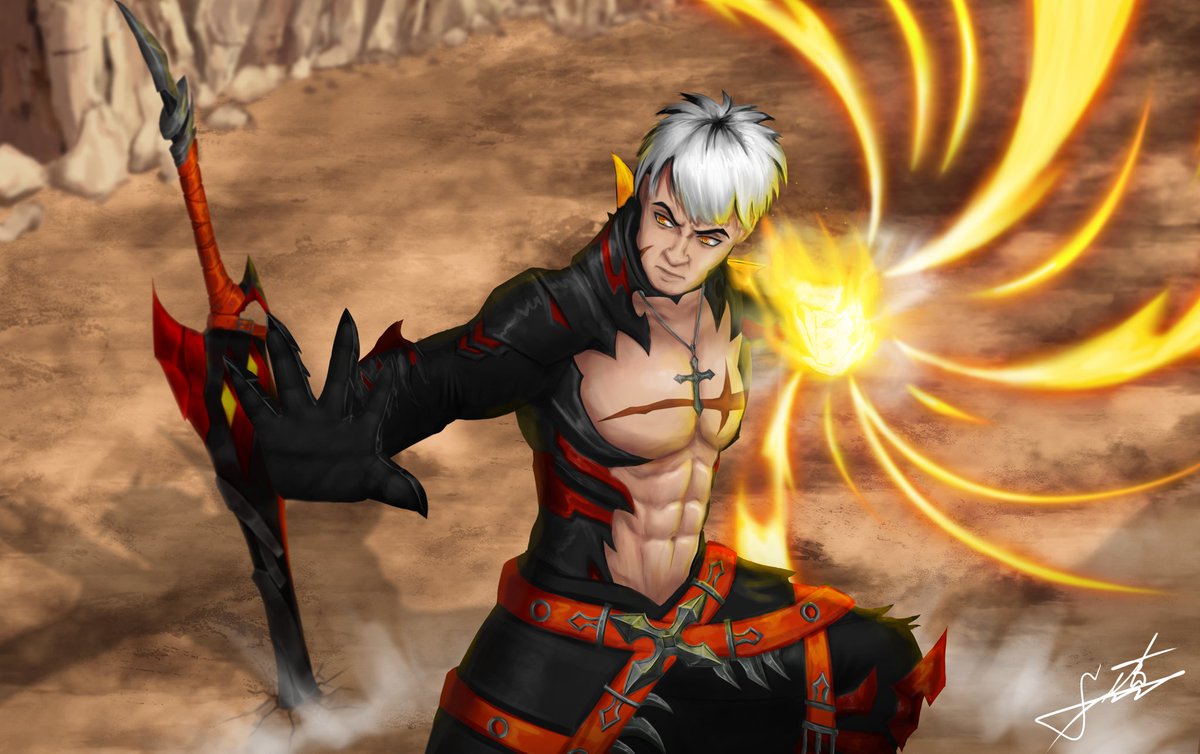 FitoAlterEgo's tweet image. (1/3) What happens when an unstoppable force collides with an unmovable object?
- Damage beyond repair
#artistsontwitter