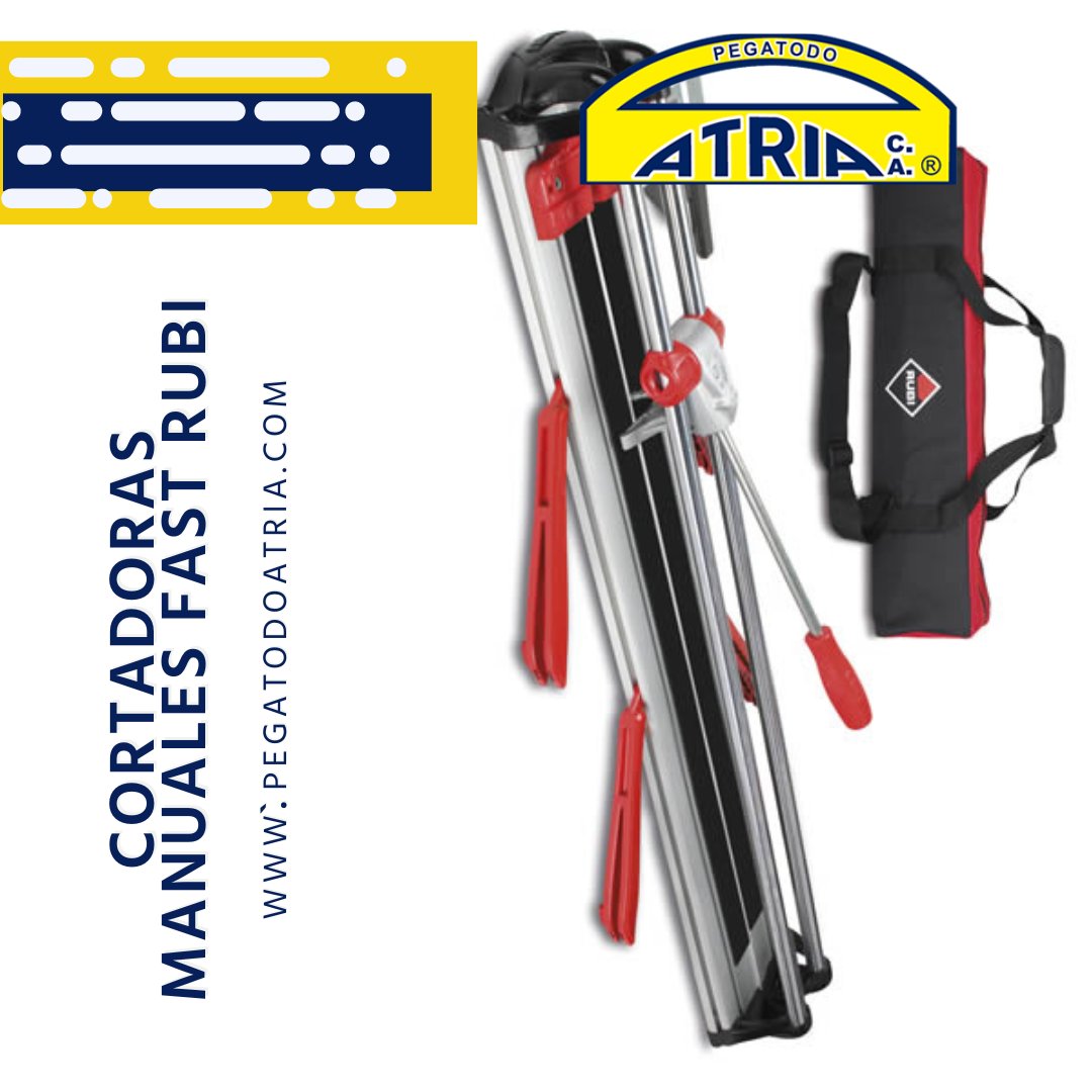 pegatodoatria's tweet photo. Sabias que las cortadoras manuales Rubi FAST, tienen guías de acero, calibradas y rectificadas para garantizar la precisión y estabilidad dimensional, cromadas para asegurar la máxima durabilidad. 
#ferreteria #ferreteros #marcarubi #construccion #albañileria #albañil #pegoatria https://t.co/tUKrY83YIF