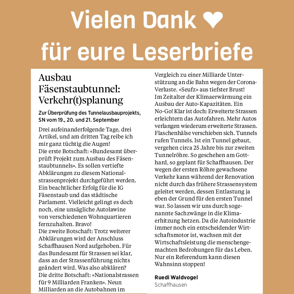 IGfasenstaub's tweet photo. Vielen Dank an dieser Stelle für eure zahlreichen Leserbriefe und die breite Unterstützung 🙏 https://t.co/dprhcU36LE