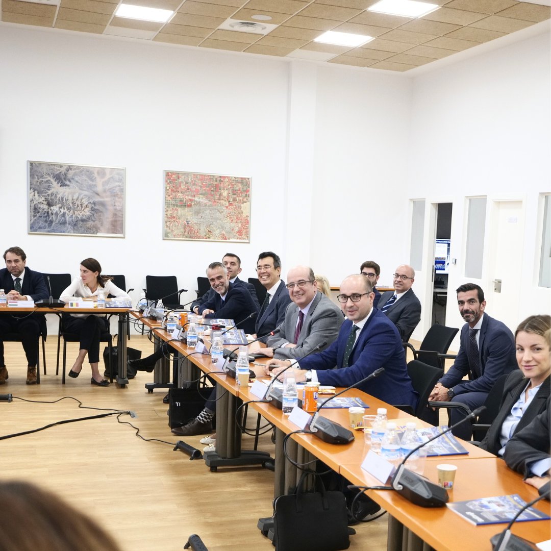 eusatcen's tweet photo. Today, SatCen welcomed the #CivCom, for an informative visit covering The Centre’s role in CFSP/CSDP.

They discussed:

👉Operational highlights

👉Artificial Intelligence Developments

👉Copernicus SESA Contribution Agreement

Read more here: https://t.co/eYYuwjJ3UO

#GEOINT https://t.co/x6sg3W5JNF