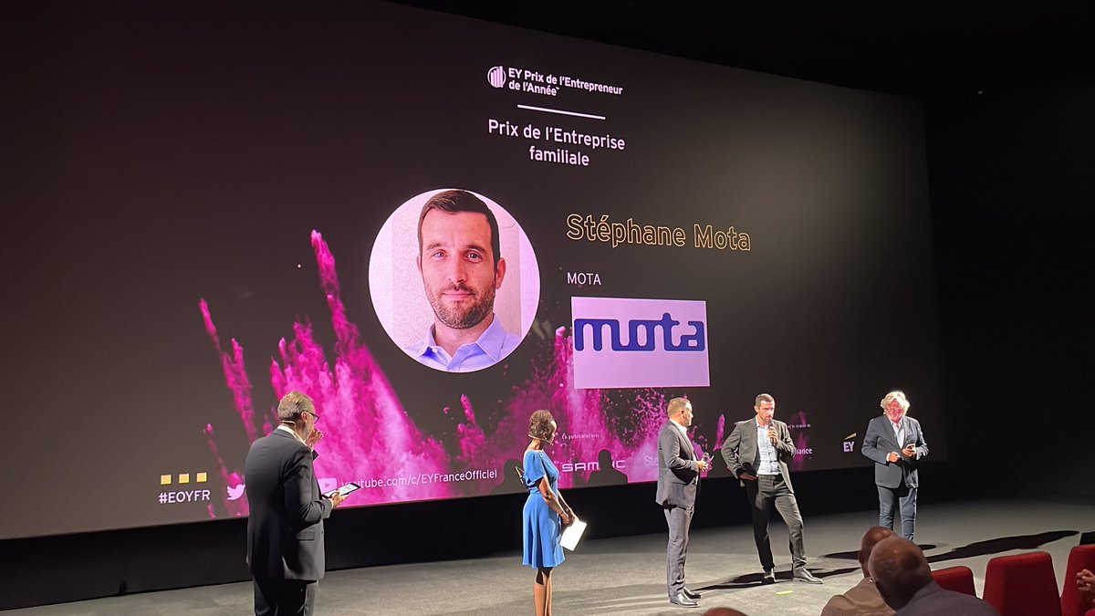 Prix #EOYFR de l’entreprise familiale : MOTA située à #Aubagne