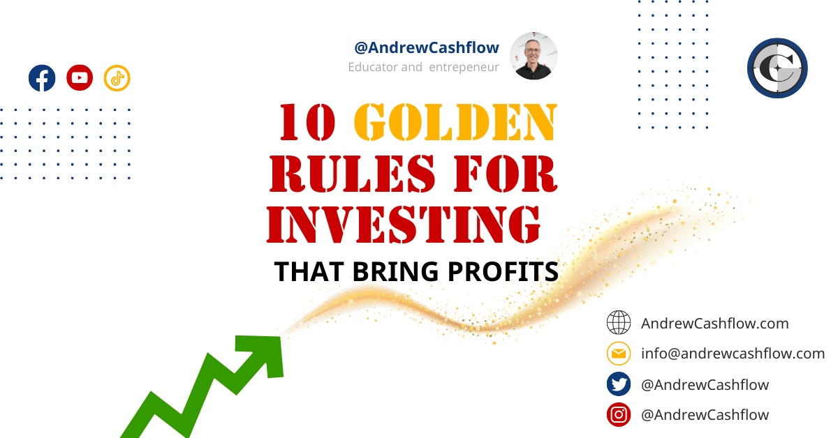 AndrewCashflow's tweet photo. I love to help as many people as possible to become successful with investing. ⁠
⁠
Here are 10 golden rules that every successful investor knows and applies:⁠
⁠
#Investing #Investor #Expert #FinancialFreedom https://t.co/t4SCr8lpYO