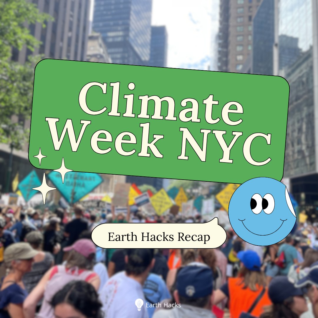 earthhacksorg's tweet image. #ClimateWeek2023 in NYC was a great time of connection + learning! 💗🤓🌱

In the words of @GreenSolitaire, &quot;the best part of climate week is community&quot;

There are many more lovely interactions that can fit in one post here are some of our highlights (1/2)