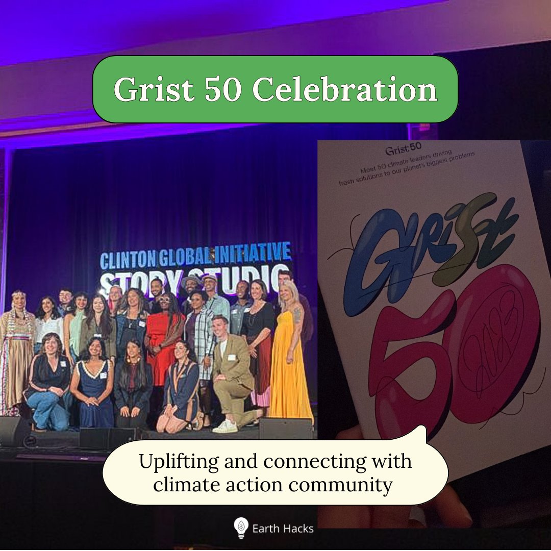 earthhacksorg's tweet image. #ClimateWeek2023 in NYC was a great time of connection + learning! 💗🤓🌱

In the words of @GreenSolitaire, &quot;the best part of climate week is community&quot;

There are many more lovely interactions that can fit in one post here are some of our highlights (1/2)