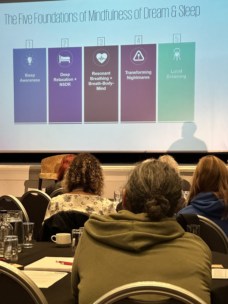 Really interesting session on Mindfulness of Dreams and Sleep. <a href="/SBUK11/">Suicide Bereavement</a>  Thank you Charlie. Really made me think about things differently and how I support people going forward recognising impact of how trauma affects sleep. <a href="/BlantDeborah/">Deborah Blant</a> <a href="/DawnDpar66/">Dawn Parker 💙</a> <a href="/lesleynhutton/">#LesleyNHutton</a>