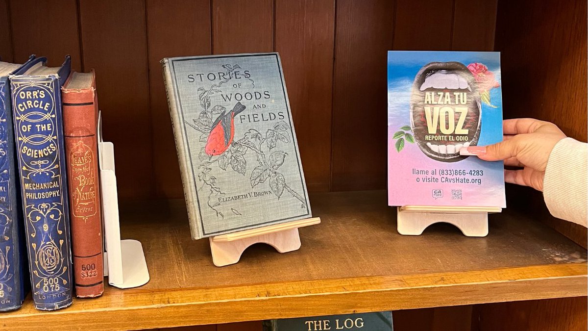 calcivilrights's tweet photo. NEW BLOG POST: We’re teaming up with the @CAStateLibrary and libraries across the state to take a stand against hate!

Check out CA vs Hate’s new blog post to learn more about how libraries can provide in-community support.

Click below to learn more ⬇️
https://t.co/QITh9sd0Ih https://t.co/Yl73oAbhBN