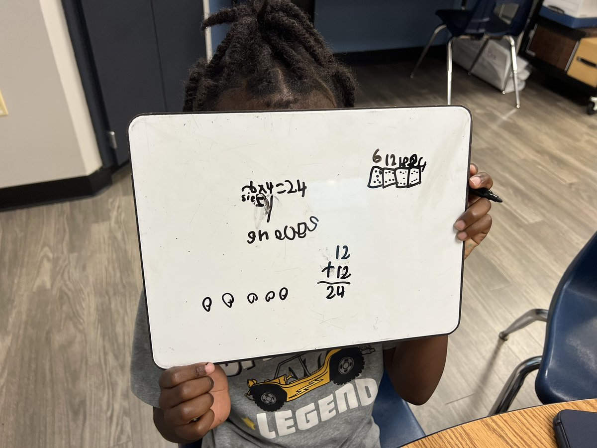 EUREKA! We’re 7 weeks into school and these third graders are crushing their multiplication strategies. Shout out to our third grade teachers at <a href="/ForestLnAcademy/">Forest Lane Academy</a> !!