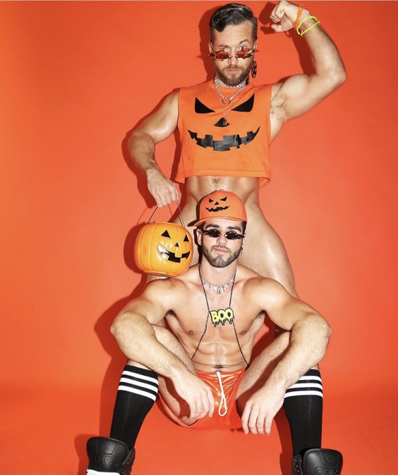 Gourd boys gone bad 🎃😈🔥 @colbymelvin  #halloweengay #spookygay #gayhalloween #gayhalloweencostume #gaycostume<a class="tags" href="/tag/colbymelvin">@colbymelvin</a><a href="/tag/halloweengay"class="tags">#halloweengay</a><a href="/tag/gay"class="tags"><span>#gay</span></a><a href="/tag/queer"class="tags"><span>#queer</span></a><a href="/tag/yesdaddy"class="tags"><span>#yesdaddy</span></a><a href="/tag/gayboys"class="tags"><span>#gayboys</span></a><a href="/tag/gaymen"class="tags"><span>#gaymen</span></a><a href="/tag/gaymuscle"class="tags"><span>#gaymuscle</span></a>