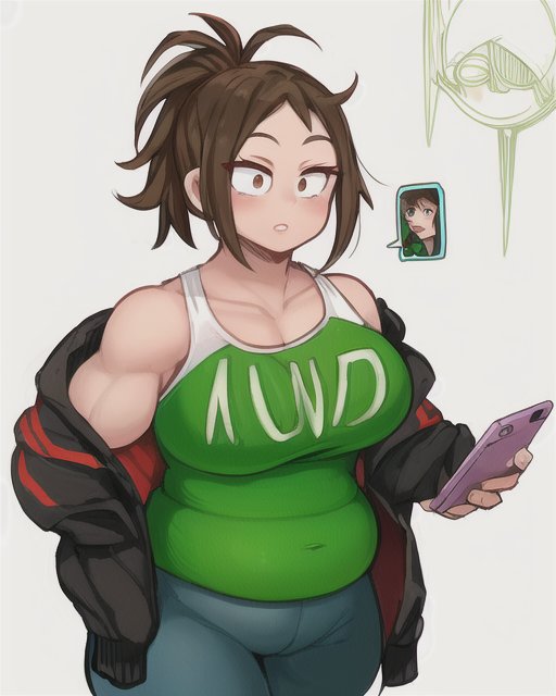 QuirkBig's tweet photo. 👩‍💻// So I got morbidly curious and decided to run my art through an AI art filter to try to see if It can make Alma closer to the mha style. Not gonna lie, I kinda dig it. Especially the first two, following the base source I used. https://t.co/cQmo72D53j