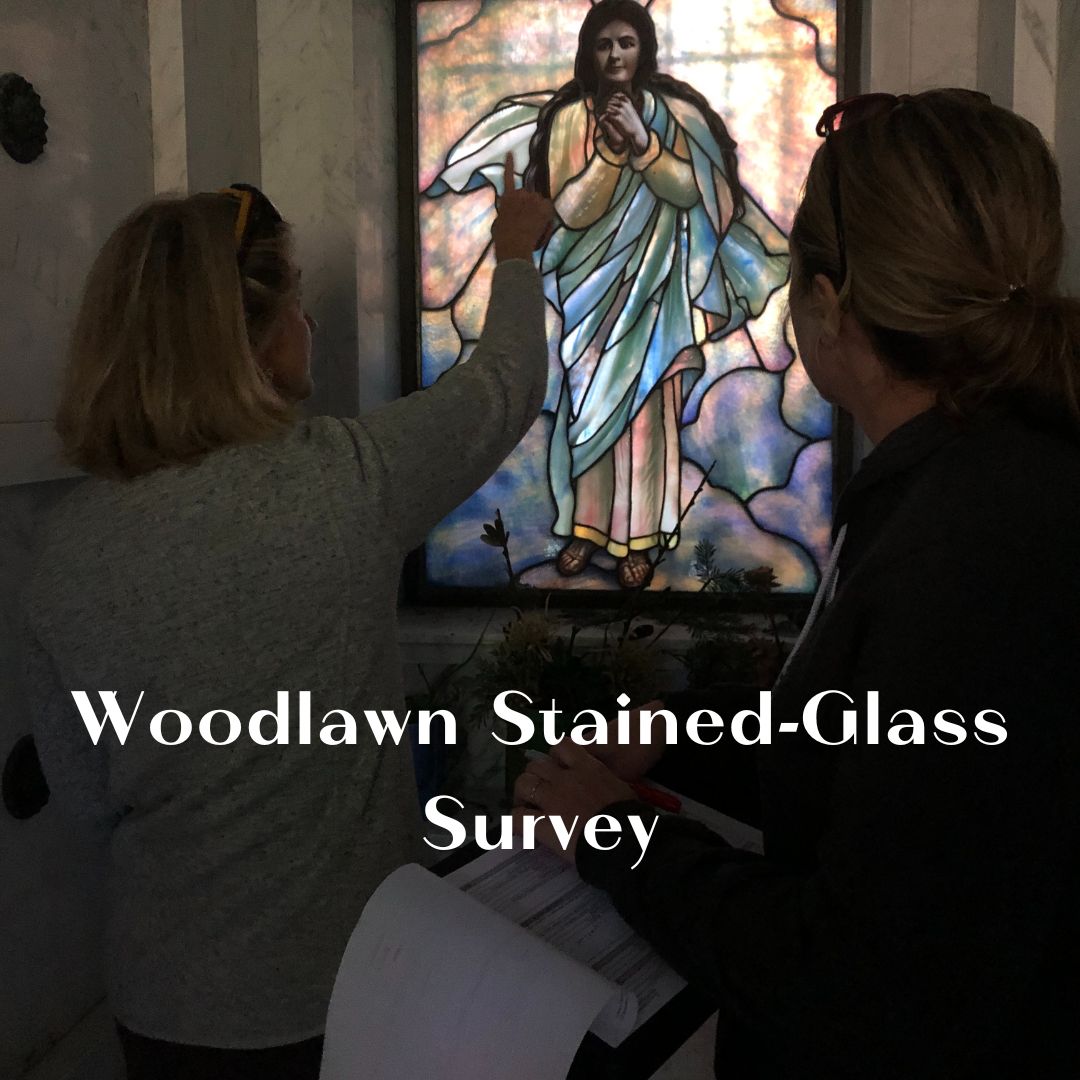 WoodlawnCemNY's tweet photo. Woodlawn Stained-Glass Survey documents & provides conservation recommendations for Woodlawn's massive collection of #StainedGlass windows.
The Survey is led by @libertysgc with help from @TheNeustadt & @metmuseum #AmericanWing & #ObjectsConservation. https://t.co/UBSIJBP45p