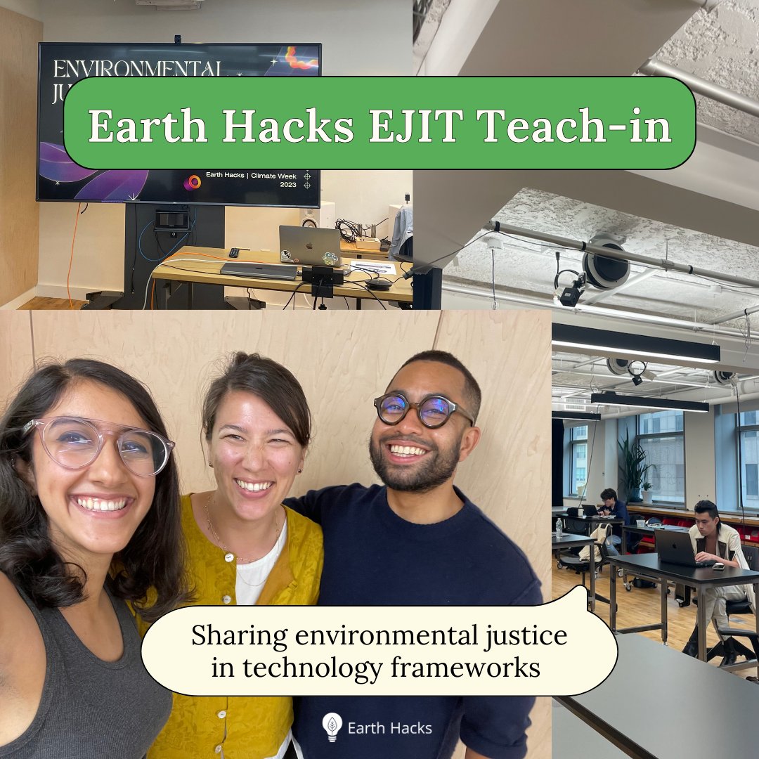 earthhacksorg's tweet image. #ClimateWeek2023 Earth Hacks highlights (2/2)