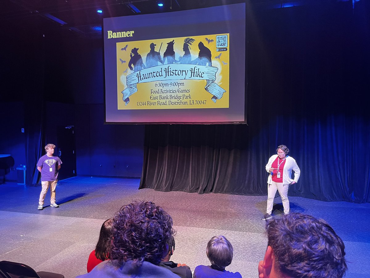 The HRT Team (@hrt_team) on Twitter photo One step closer… <a href="/satcenterDM/">Digital Media</a> presented their Haunted History Hike media packages today! #buildingabetteryou #ALLIN #PBL One step closer… <a href="/satcenterDM/">Digital Media</a> presented their Haunted History Hike media packages today! #buildingabetteryou #ALLIN #PBL