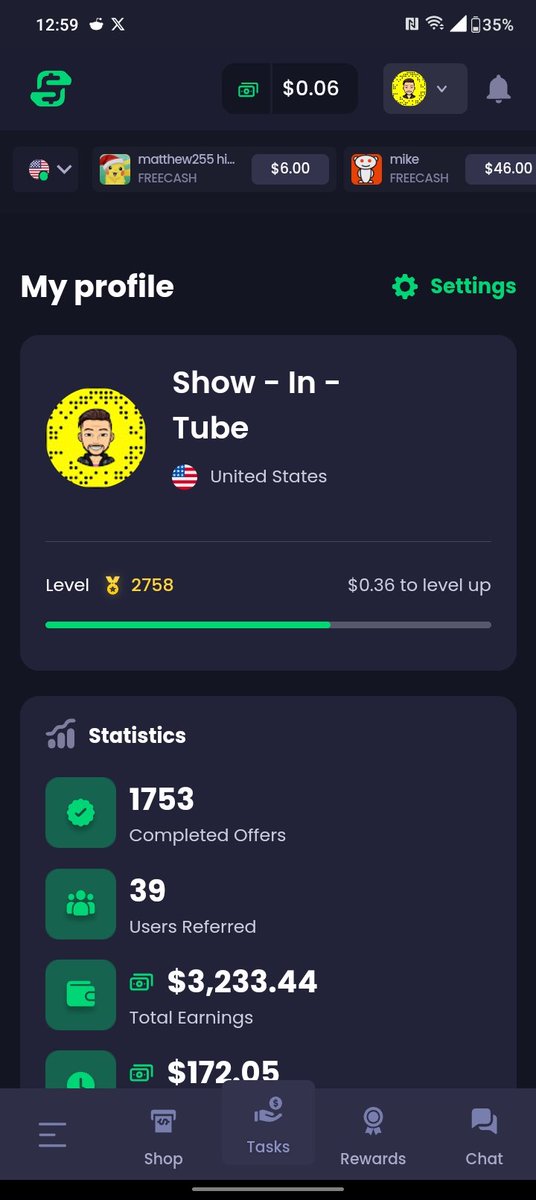 Showintube's tweet photo. @freecashcom That's as close as I can get dam I got blown out https://t.co/p4GsHDLOWs