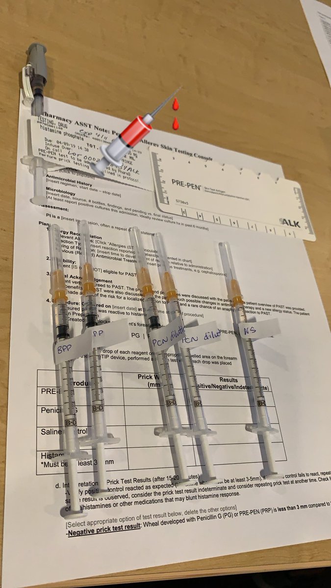 AtheerAldairem's tweet photo. Here is a throwback from a PCN allergy assessment course in 2019 for National Penicillin Allergy Day. #FreeTheLabel https://t.co/9wvbwz4UZn