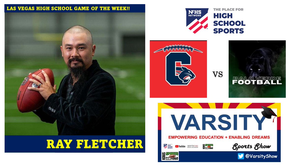 Varsity Sports Show Las Vegas HS Game of the Week!! It's Coronado @ Palo Verde! Tune in here Fri 6pm PST: nfhsnetwork.com/events/the-var…
