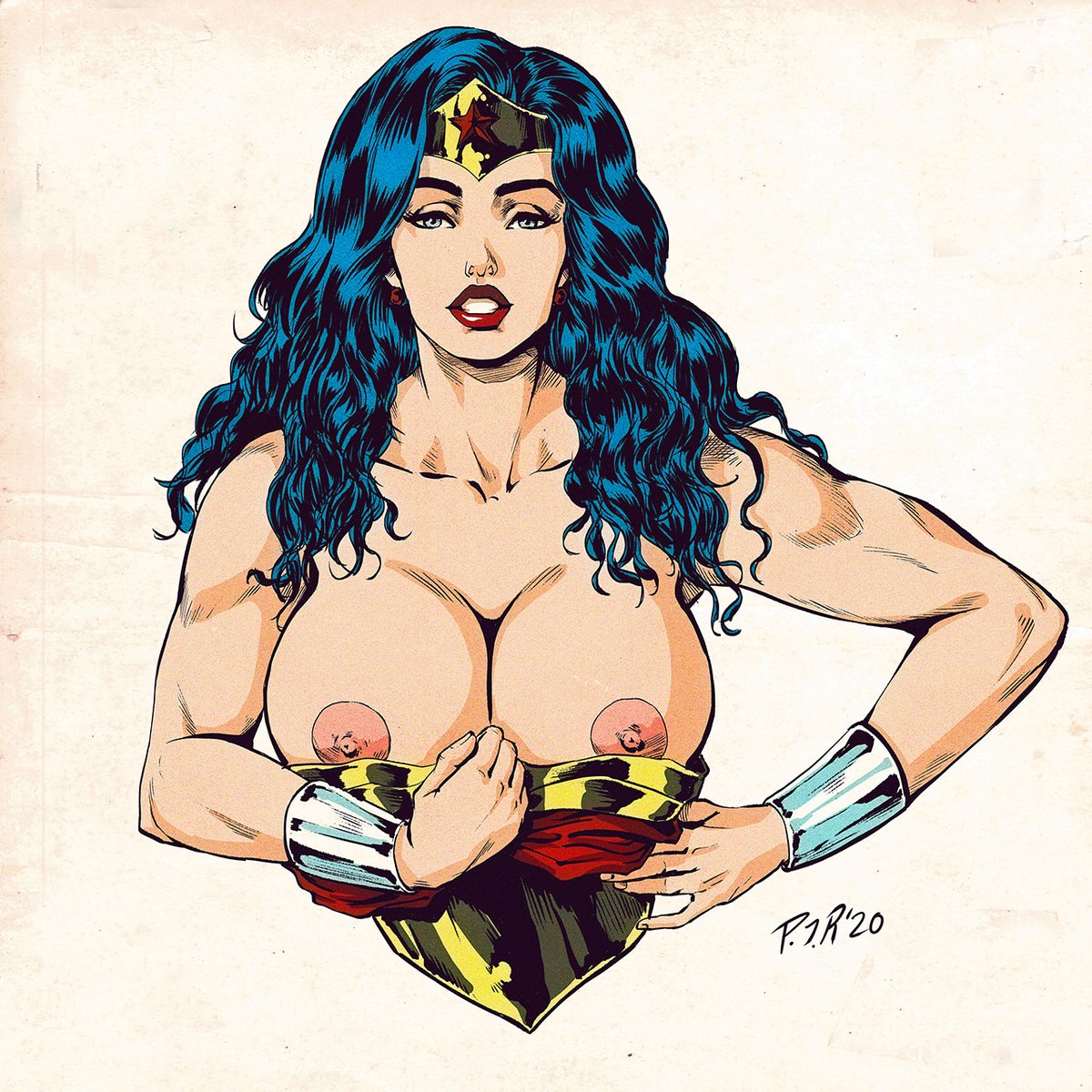 PabloRomeroArt's tweet photo. Nothing new again so here is a Wonder Woman commission I made in 2020 https://t.co/I8I6bMImyS