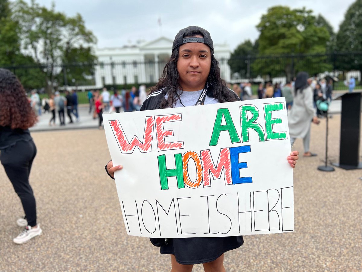 CASAforall's tweet image. "DACA gave me everything...It is fearful to know that every year my status limited me. I was scared to tell my story in the beginning. But I was empowered by people like you. I now tell my truth." -- Alondra Garcia, a public school teacher from Wisconsin