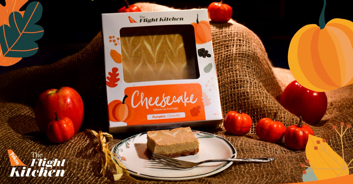 Got a Pumpkin Spice craving at 30,000 feet? We’ve got you covered! The Air North Flight Kitchen is proud to present our new pumpkin cheesecake, available for a limited time on board select flights and Whitehorse grocers. Kick back, grab a blanket and get cozy with a slice today!