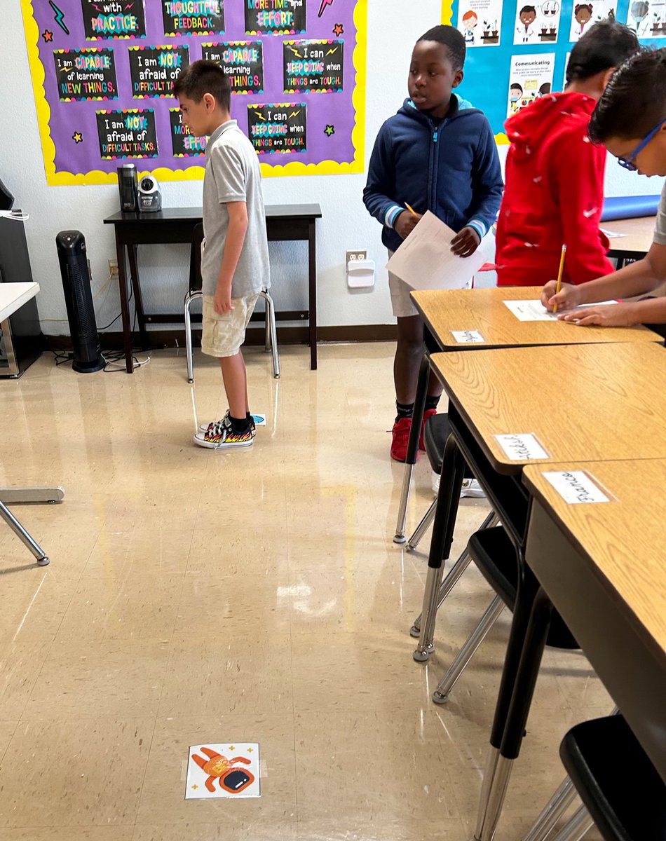 Turner Bartels K8 STEM (@tbk8stem) on Twitter photo 5th graders hone their linear reasoning skills by programming their partner on a journey through space! 👩🏽🚀🚀 The real fun happens when it’s time to run their code! #BugsHappen #GrowthMindset #STEMIsEverything <a href="/HCPS_STEM/">@HCPS_STEM</a> <a href="/HCPSElemScience/">HCPSElemScience</a> <a href="/TurnerBartelsK8/">Turner/Bartels K8</a> 5th graders hone their linear reasoning skills by programming their partner on a journey through space! 👩🏽🚀🚀 The real fun happens when it’s time to run their code! #BugsHappen #GrowthMindset #STEMIsEverything <a href="/HCPS_STEM/">@HCPS_STEM</a> <a href="/HCPSElemScience/">HCPSElemScience</a> <a href="/TurnerBartelsK8/">Turner/Bartels K8</a>