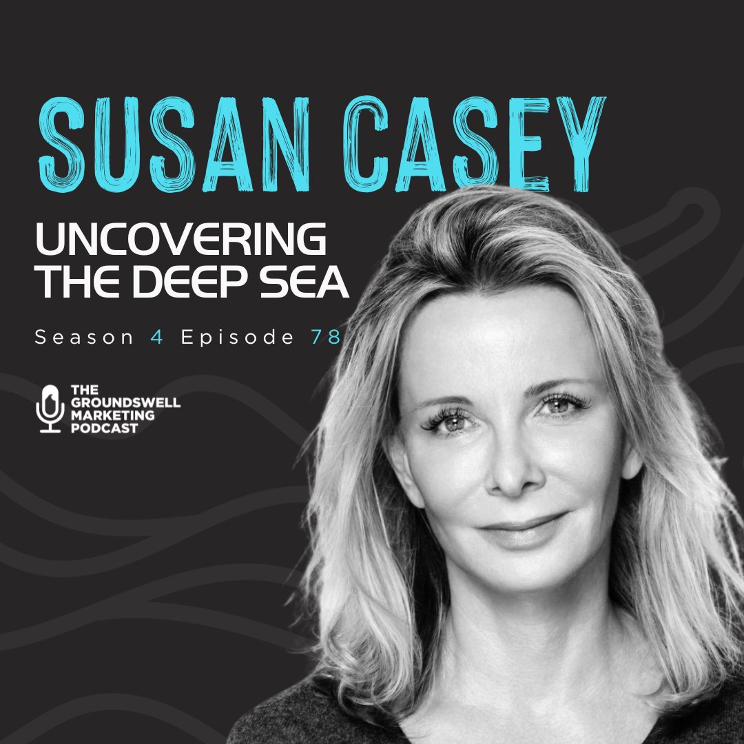 Groundswell_fm's tweet photo. Full Episode with Susan Casey is now live!
Watch it on YouTube or listen on
Spotify or iTunes
https://t.co/PNIEWISzJE
#PodcastAndChill #ocean #deepsea #newepisode #podcast https://t.co/sToclXdTvJ