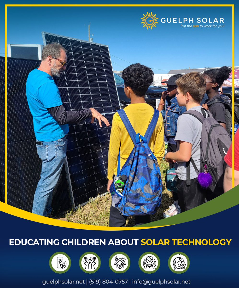 "Solar education is the key to a brighter, sustainable future. It's not just about harnessing the power of the sun, but also enlightening minds with the potential of clean energy. Let's shine a light on the path to a greener tomorrow!" ☀️🔆🤝