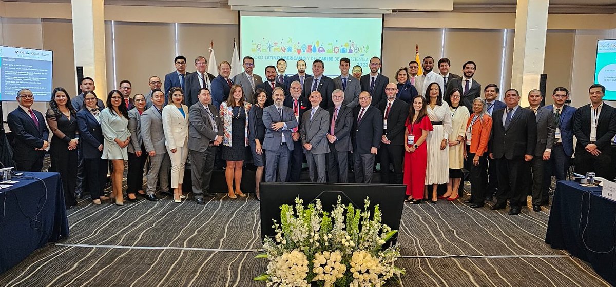 Concluye la primera sesión técnica: Competencia y Pobreza del Foro Latinoamérica y del Caribe de Competencia, en la que contamos con representantes de 🇪🇨 🇬🇹🇺🇾🇭🇳🇲🇽🇧🇷🇨🇱🇸🇻🇨🇴🇵🇪🇪🇸🇵🇹🇺🇸🇩🇴🇵🇾 <a href="/OECD/">OECD ➡️ Better Policies for Better Lives</a> <a href="/el_BID/">Banco Interamericano de Desarrollo</a>.