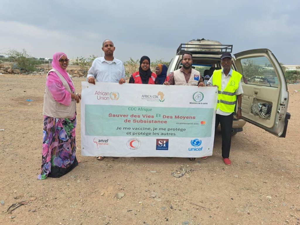 ShukryHaji's tweet photo. It's exciting for us at @Sadar_Institute, based in Djibouti, to collaborate with @Amref_Worldwide and @CoreGroupDC. 🌍 With substantial support from @USAID, we are integrating COVID-19 vaccination into broader healthcare frameworks. 🏥 This partnership emphasizes our collective commitment to advancing global healthcare and expanding vaccination outreach. 🤝 #HealthIntegration #SADARInstitute #AmrefAfrica #USAIDSupport #GlobalHealth #VaccineIntegration @USAIDGH @USAIDDjibouti #CoreGroup