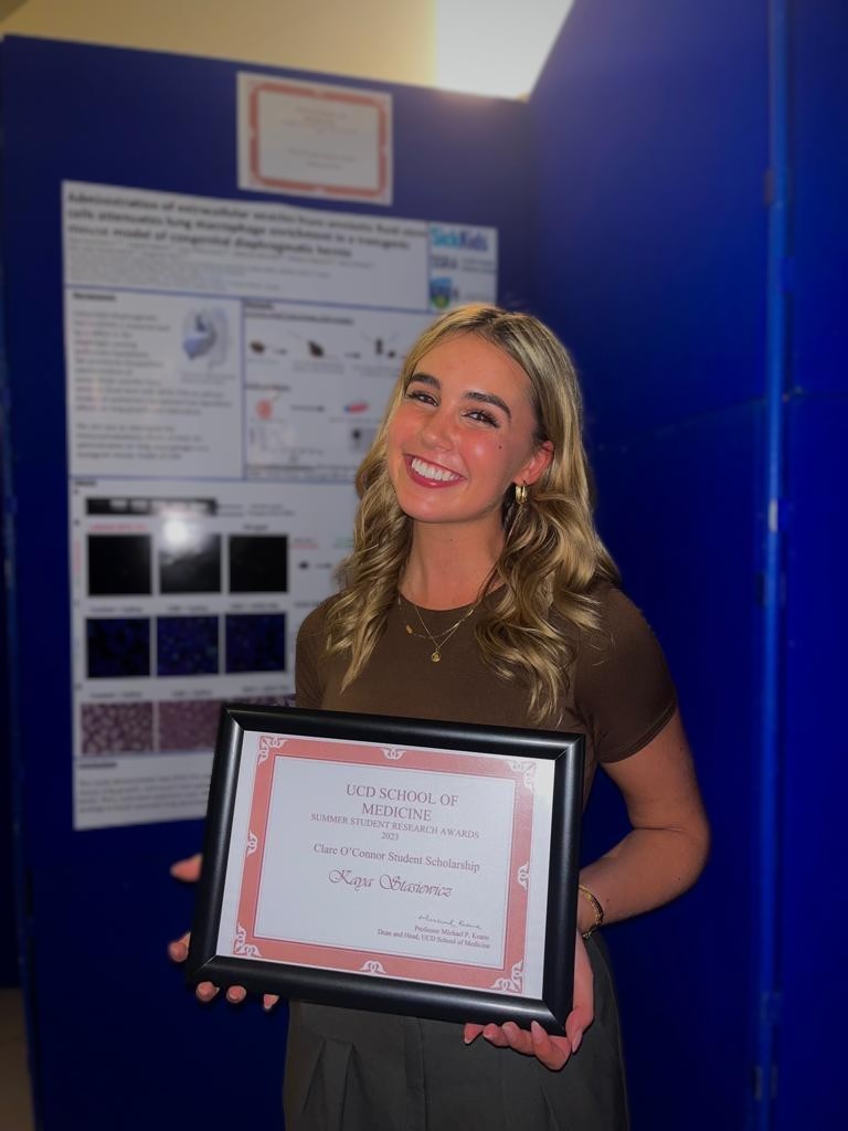 Zani Lab (@zani_lab) on Twitter photo Proud of Kaya Stasiewicz, our returning summer research student from <a href="/UCD_NAmerica/">UCDublin_NAmerica</a>, for winning the Clare O’Connor Summer Student Scholarship in Respiratory Research! Pushing #CDH research forward! <a href="/augusto_zani/">Augusto Zani</a> <a href="/SKDevStemCell/">SickKids Developmental & Stem Cell Biology Program</a> <a href="/cdhintl/">CDH International</a> <a href="/CDHUK_CHARITY/">CDH UK</a> <a href="/cherubs/">CHERUBS CDH Support Dept of CDH International</a> Proud of Kaya Stasiewicz, our returning summer research student from <a href="/UCD_NAmerica/">UCDublin_NAmerica</a>, for winning the Clare O’Connor Summer Student Scholarship in Respiratory Research! Pushing #CDH research forward! <a href="/augusto_zani/">Augusto Zani</a> <a href="/SKDevStemCell/">SickKids Developmental & Stem Cell Biology Program</a> <a href="/cdhintl/">CDH International</a> <a href="/CDHUK_CHARITY/">CDH UK</a> <a href="/cherubs/">CHERUBS CDH Support Dept of CDH International</a>