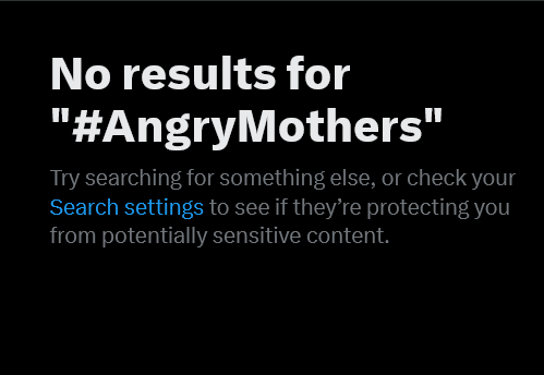 Why is X blocking a hashtag for parents with children who have been injured from the jab? @elonmusk  #AngryMothers