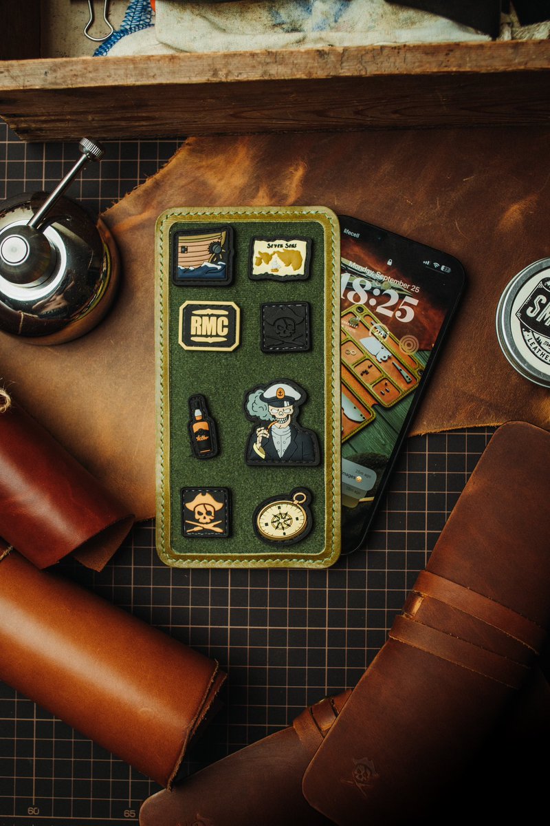 PirateGoods's tweet photo. Meet the Nautilus - iPhone velcro sleeve 🏴‍☠️
 
#iphone #iPhone15ProMax #iphonecover #iphonecase #velcropatch https://t.co/wsqiRwcfWO
