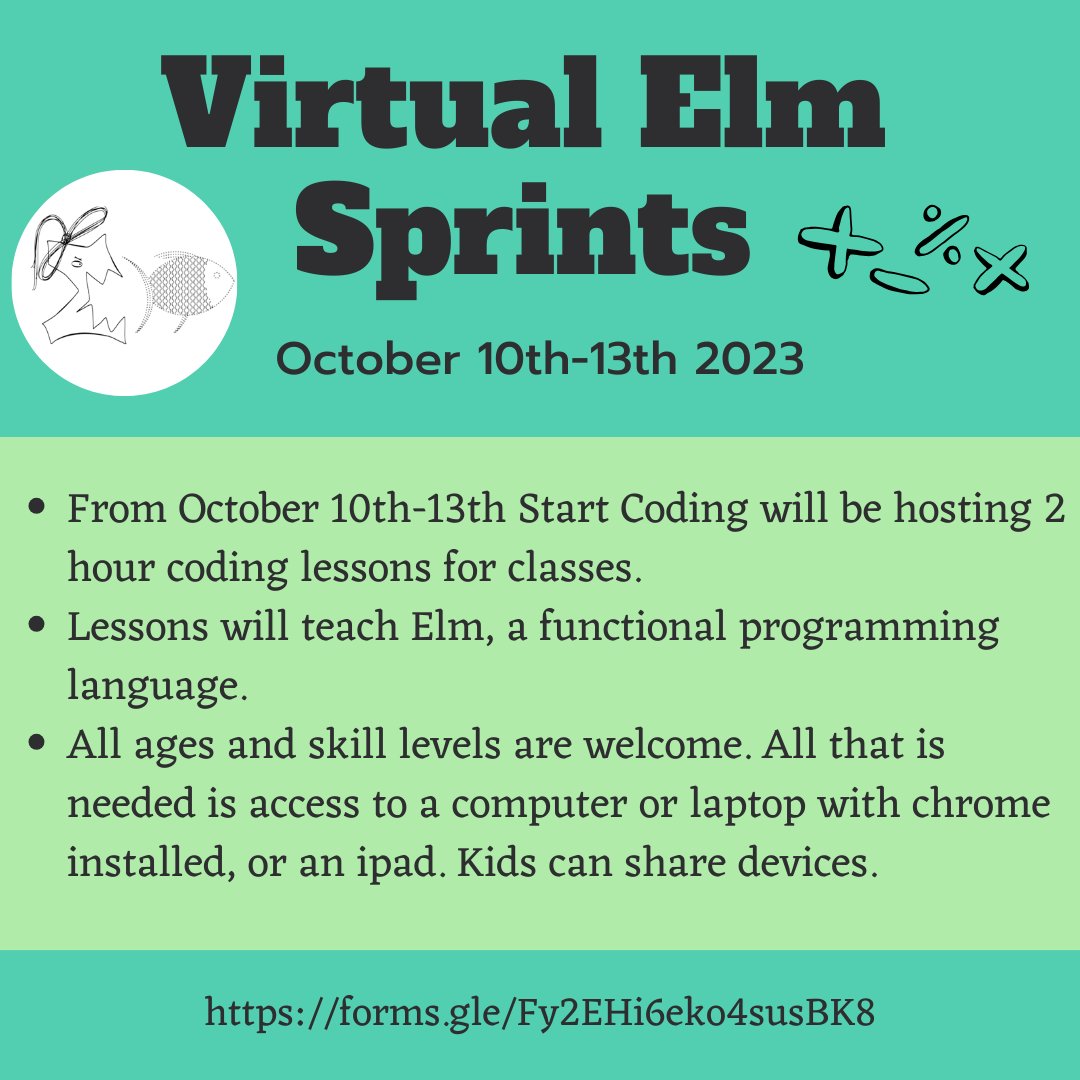 MacCSOutreach's tweet photo. Join MSC for Virtual Elm Sprints! Link in bio :) https://t.co/sMsQZbTLcM