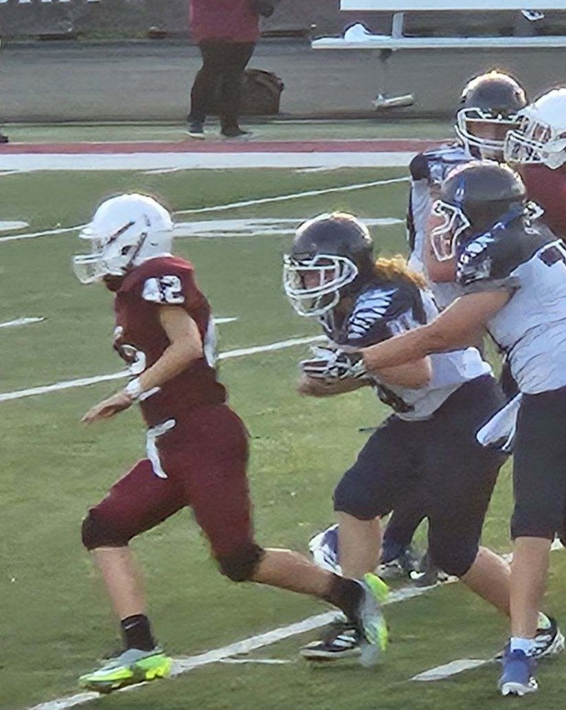 NighthawkATC's tweet photo. Kids working hard each day to get a little better each time. The future is bright for these kids! Team got the away game W!  #GirlsInFootball #OLine  #CurrentNighthawk #FutureSpartan https://t.co/oWP2c64HnA
