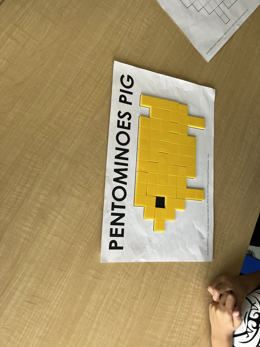 Hard  work and perseverance creating these puzzles today <a href="/BurleighHillPS/">Burleigh Hill PS</a> <a href="/mathequalslove/">Sarah Carter</a>