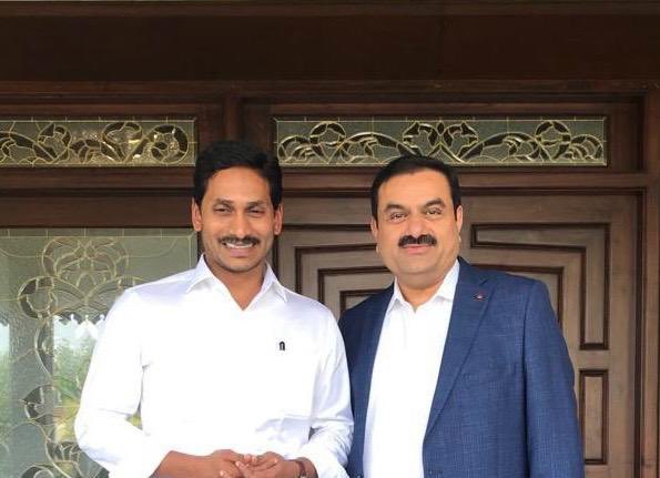 Always insightful meeting with @ysjagan HCM AP. Discussed Adani's key ventures in AP, notably Gangavaram Port and the Vizag Data Center. Together, we see these projects as pivotal drivers for a thriving Andhra Pradesh.