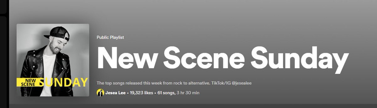 Huge thanks to  <a href="/jesealeeshow/">Jesea Lee</a> for throwing LEMONBAR into the New Scene Sunday playlist! 

Check it out! : open.spotify.com/playlist/6Wv3w…